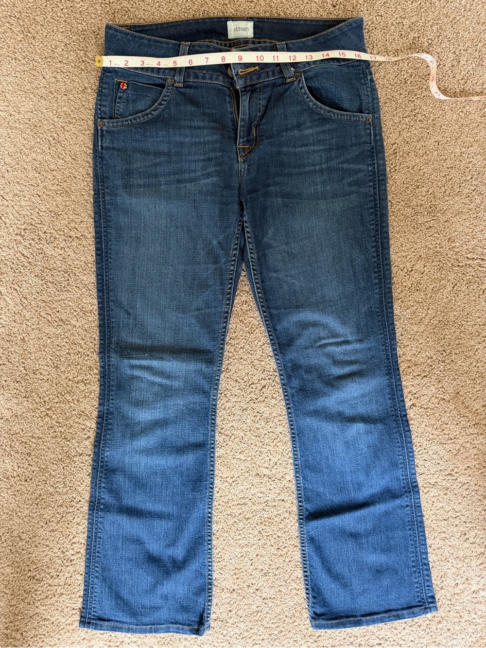 Hudson Jeans Dark Indigo Wide-Leg Women's Jeans